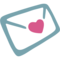 Love Letter emoji on Google